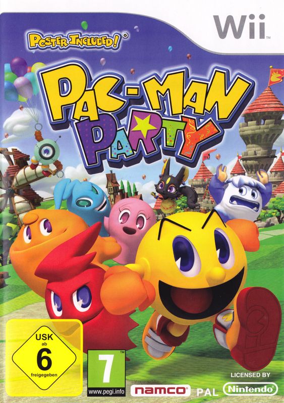 Pac-Man Party box art for Wii
